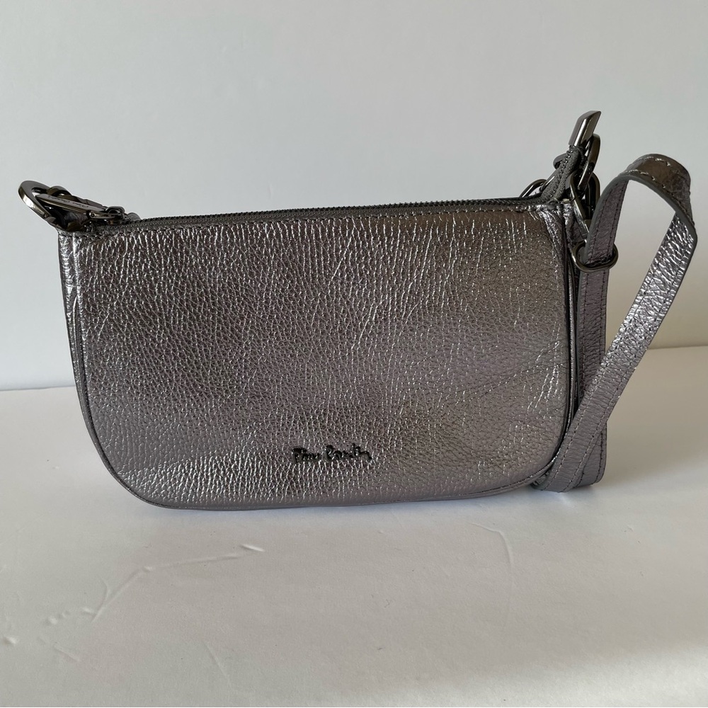 Pierre Cardin Silver Metallic Shoulder Bag